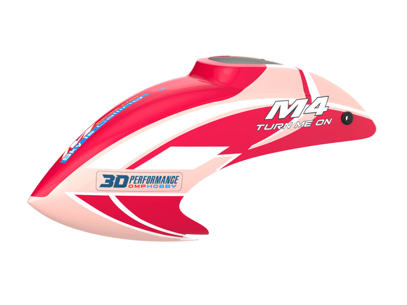 OMPHOBBY M4 Kabinenhaube rot # OSHM4061R